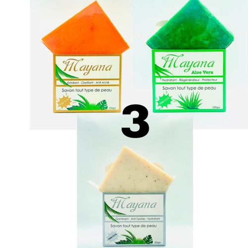 product_image_name-Ozentya-Pack 3 savon Mayana - Gommant / Anti-Acné - aleo vera 3 x 225gr-1