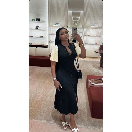 Generic Robe Longue Chic Noire Prix pas cher Jumia SN