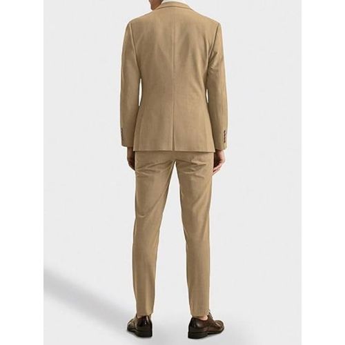 product_image_name-Fashion-Veste De Costume Deux Pièces + Pantalon Pour Hommes, Coupe Slim, Business Casual-6