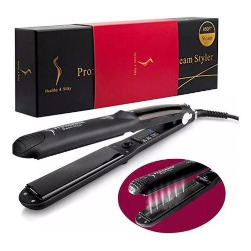 product_image_name-Generic-Fer à Lisser à Vapeur Professionnel - Céramique et Fer à Friser - Outil de Coiffure Ultime-3