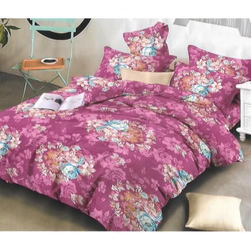 Generic Drap de lit en Coton 100 % - Fleurs rouge - Prix pas cher