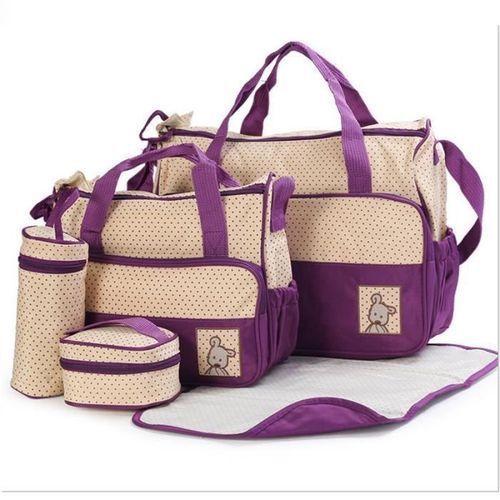 product_image_name-Generic-Sac à Langer 4 Pièces (2 Sacs +Trousse Biberon +Trousse)-1