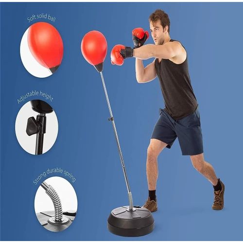Punching-ball premium livré avec des chaînes ultra résistant - 35 x 150cm /  65 kg