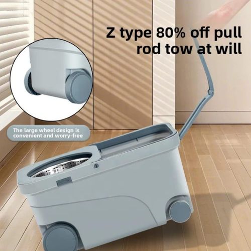 product_image_name-Generic-Balai Magique et Seau essoreur - Vadrouille Rotative 360°-4