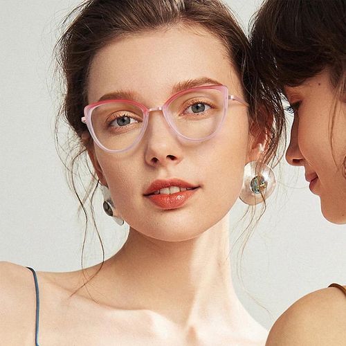 product_image_name-Generic-Lunettes anti-reflet avec Photogray - Pour femme - Rose Mate-1