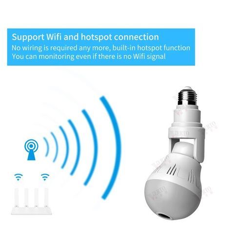 1pc Ampoule Led Caméra Sécurité Sans Fil 1080p Wifi - Temu Canada