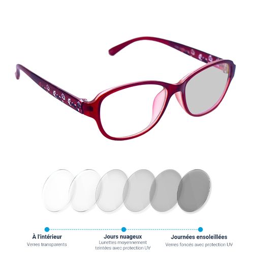 Generic Lunettes photogray anti reflet Mouchoir et Boite offerts