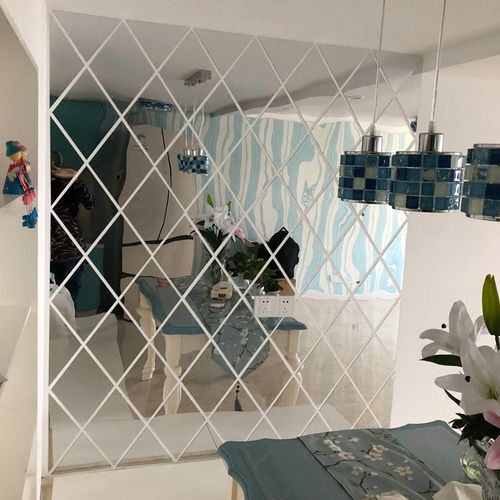 Generic - 1 Set Miroir Stickers Muraux Décoration de La Maison DIY