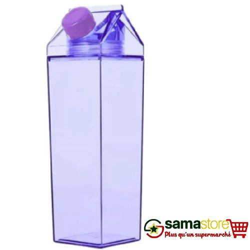 Bouteille En Plastique Transparente De 500ml, Carton À Lait