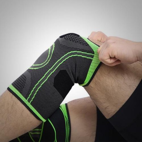 Genouillère de Sport Réglable Bandage de Pression Protection de Sport de  360 Degrés Soutien des Pieds Noir Vert Taille S - Cdiscount Sport