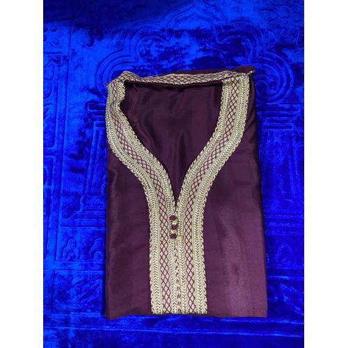product_image_name-Generic-Abaya marocaine -sans pantalon -couleur rouge bordeau-1