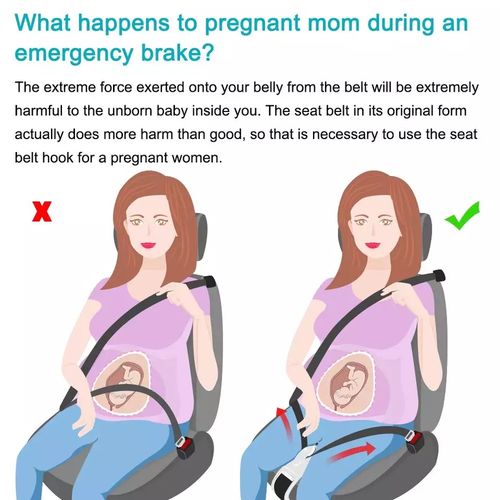 Régulateur de ceinture de sécurité de grossesse, réglage de sécurité de  voiture, ceinture de grossesse pour voiture, confort et sécurité pour les