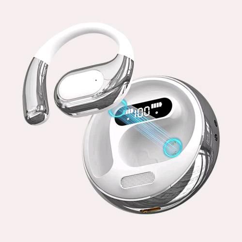 product_image_name-Generic-Écouteurs Sport Sans Fil à Oreille Ouverte avec Crochets, Casque Hifi Stéréo Suspendu pour Course et vélo - noir-1