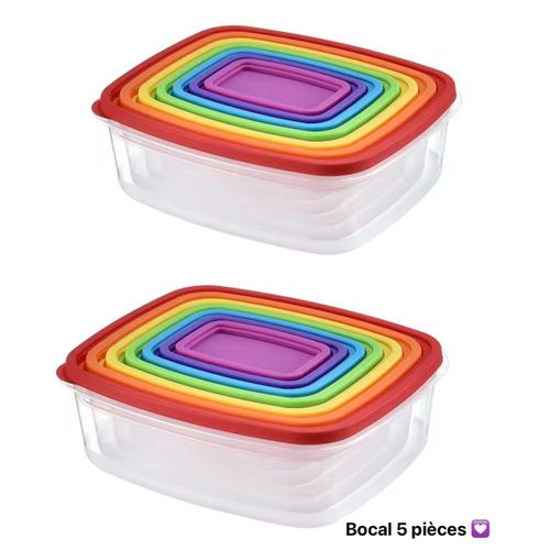 product_image_name-Generic-Ensemble de bocaux alimentaires – 5 pièces en plastique-2