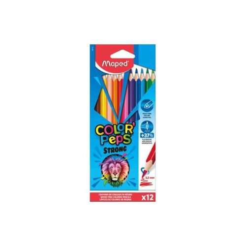 Paquet 12 Crayons de couleur MAPED