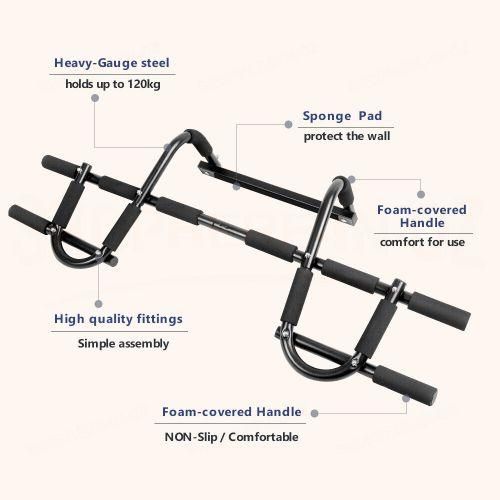 product_image_name-Generic-Barre Fixe de Traction - Exercice Musculation Multifonctions en Acier-1