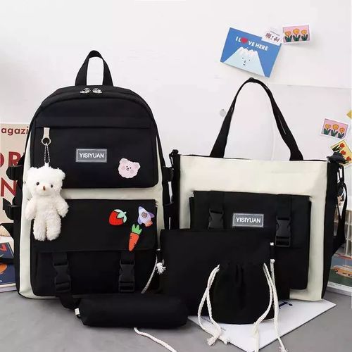 Generic Ensemble sac à dos scolaire filles - 5PCs : sac à dos