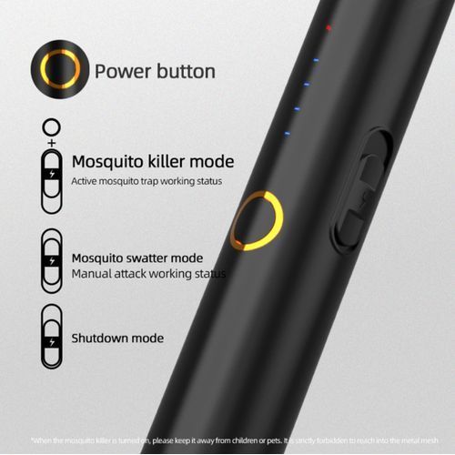 product_image_name-Generic-Raquette Anti-moustiques électrique 3 En 1, Rechargeable Par USB, Photocatalyseur-4