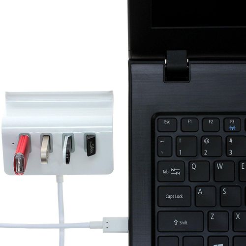 product_image_name-Generic-Concentrateur USB USB-C vers Hub 4 ports USB 2.0 avec support pour appareils USB (compatible avec le nouveau MacBook, ChromeBook Pixel et autres appareils)-4