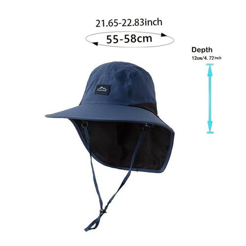 product_image_name-Fashion-Casquette de randonnée pour homme, casquette de pêche en plein air, chapeau de pêcheur, protection de cou, masque facial, chapeau de soleil - bleu marine-5