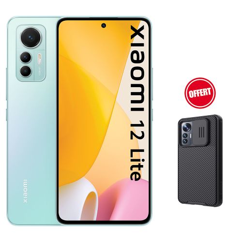 XIAOMI MI 12 Lite - 8Go RAM - 256 Go - 5G - Bleu / Coque offerte - Prix ...