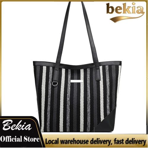 product_image_name-Fashion-Grand sac fourre-tout pour femmes en tissu rayé Sacs classiques-1