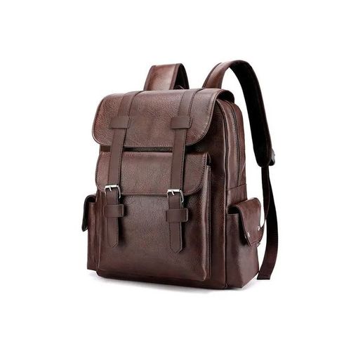 product_image_name-Generic-Sac a dos en cuir PU souple de style européen , pour ordinateur Portable marron-1