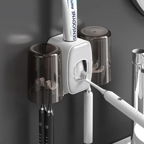 Distributeur automatique de dentifrice - Porte brosse à dents