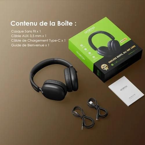product_image_name-Oraimo-BoomPop Lite - Casque Bluetooth supra-auriculaires sans fil ENC - 60h d'écoute-7