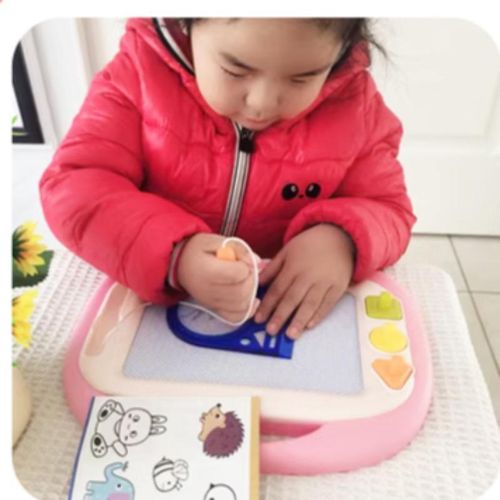 product_image_name-Arsuxeo-Planche à dessin magnétique de petite taille d’enfants, apprenant le cadeau éducatif de croquis de gravure de jouet pour les enfants de 36+ mois filles garçons-2