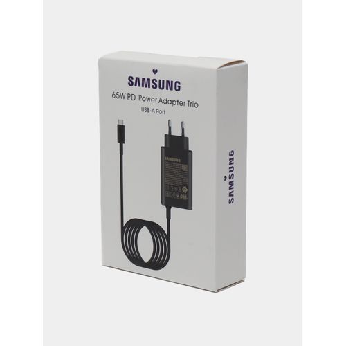 Samsung Chargeur rapide Samsung, Xiaomi, Android 65W, USB Type-C