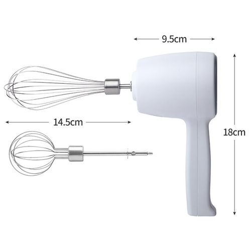 Generic Batteur A Oeuf - Electrique Rechargeable - USB - Acier Inoxydable -  Blanc - Prix pas cher