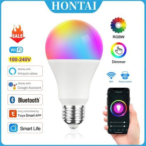 Ampoule Bluetooth LED,2 EN 1 Lampe,Couleurs E27 Enceinte  Musique,Hauts-parleurs RGB Lampe Couleur,Intelligente Lumières Colorées -  Cdiscount Bricolage