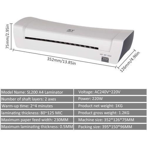 product_image_name-General-Machine à Plastifier SL200 Machine à Plastifier à Chaud Et à Froid-2