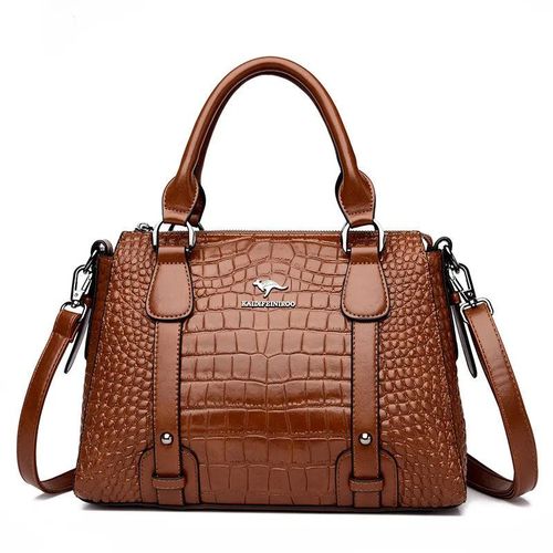 Generic Sacs a main de luxe en cuir veritable pour femmes nouveau sac a bandouliere motif Croco Prix pas cher Jumia SN