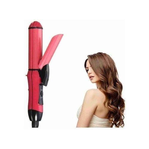 product_image_name-Generic-Waer Fer à Lisser et à Boucler les Cheveux – 2 en 1 – Pour Femme-1