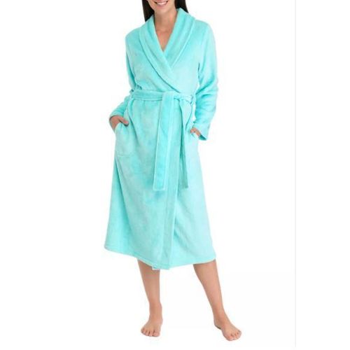 product_image_name-Generic-Peignoir unisexe en coton doux et absorbant - verte turquoise-1