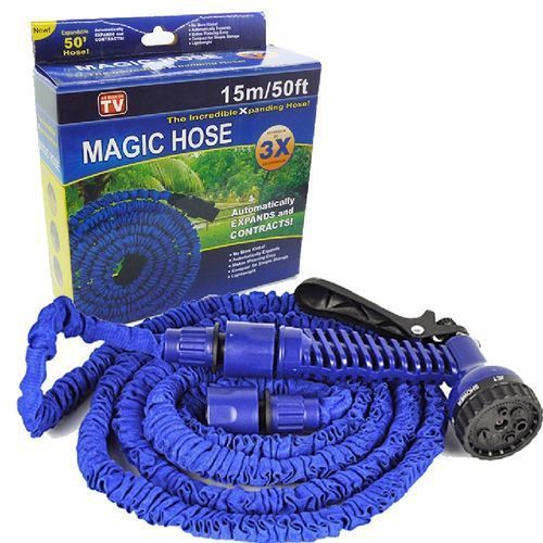 product_image_name-Generic-MAGIC HOSE Tuyau Arrosage Extensible + Pistolet À Eau 7 Jets + Embout Universel-1