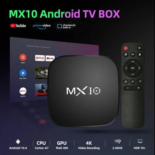 product_image_name-Generic-Décodeur Intelligent MX10, W-i-F-i 2.4 Android 2 Go De RAM+16 Go ROM TV Box, Lecteur Réseau HD 4K-Noir-3