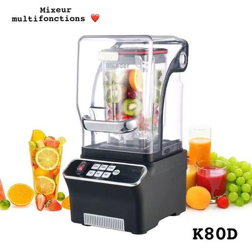 product_image_name-Generic-Mixeur Professionnel Multifonctions K80D – Haute Performance avec Capot Insonorisant – Idéal pour Smoothies, Jus et Glace Pilée-1