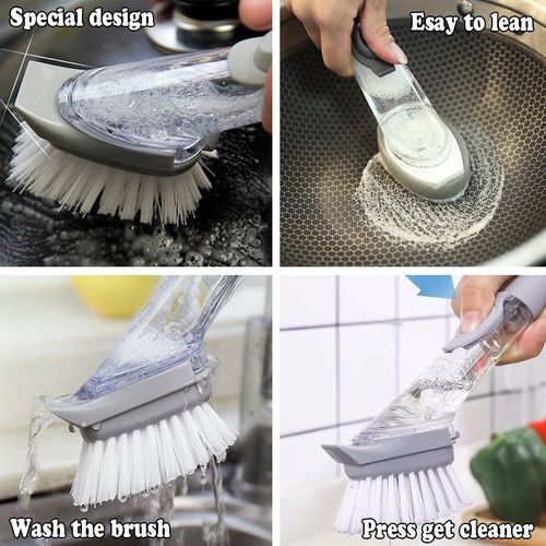 Laver le linge de cuisine de la brosse de nettoyage jusqu'à laver vaisselle  multifonction balais laveurs Brosse réglée chaussure Brosse brosse Pan  Brosse de nettoyage de la poignée en bois - Chine