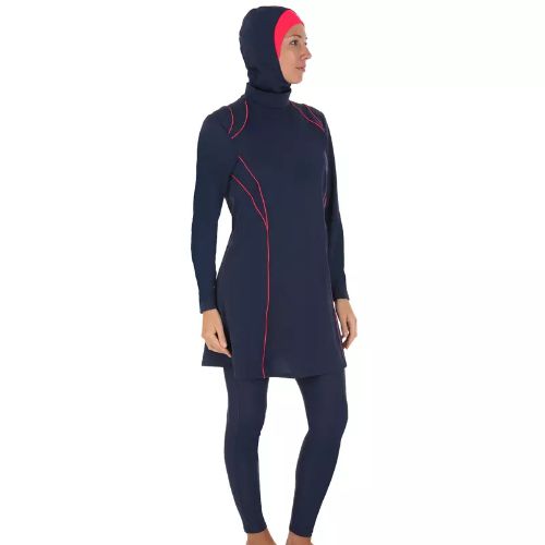 product_image_name-Olfa-Maillot de bain de natation femme intégral Olfa suit bleu rouge by decathlon-1