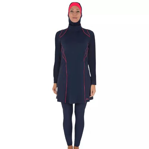 product_image_name-Olfa-Maillot de bain de natation femme intégral Olfa suit bleu rouge by decathlon-2