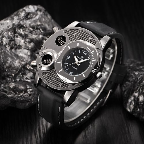 Mode Homme M canique Quartz Noir Montre De Sport Prix pas cher