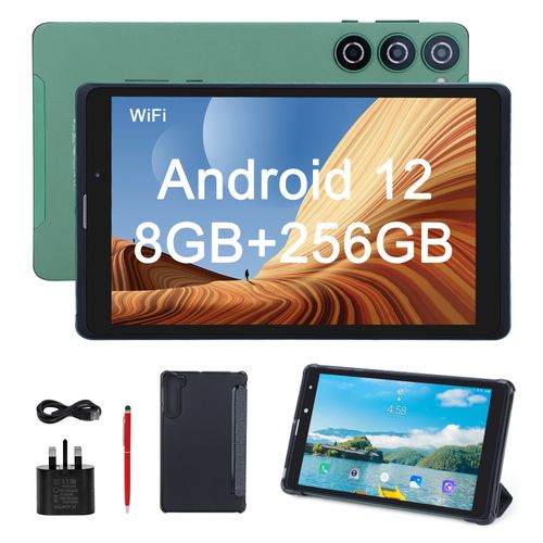 C Idea 8 Pouces Android 12 256 GO ROM Tablette avec Boîtier Clavier CM835  Vert - Prix pas cher
