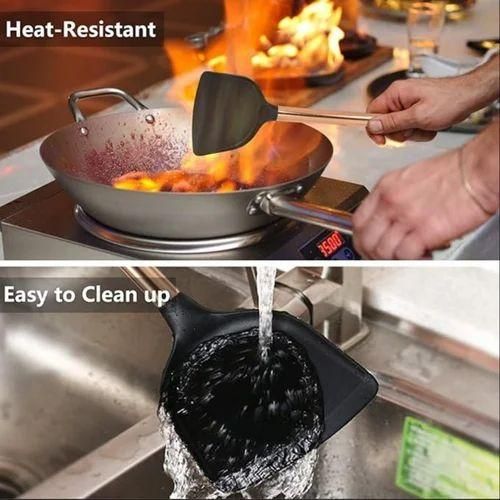 product_image_name-Generic-Ensemble d'ustensiles de cuisine 19 pièces en silicone ustensile de cuisine résistant à la chaleur Outil de cuisson sans bâton avec poignées en bois Ensemble d'ustensiles de cuisine en silicone-7