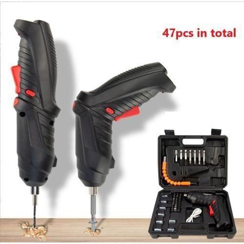 product_image_name-Generic-SAI Tournevis sans fil électrique Perceuse rechargeable Pistolet à vis électrique-1