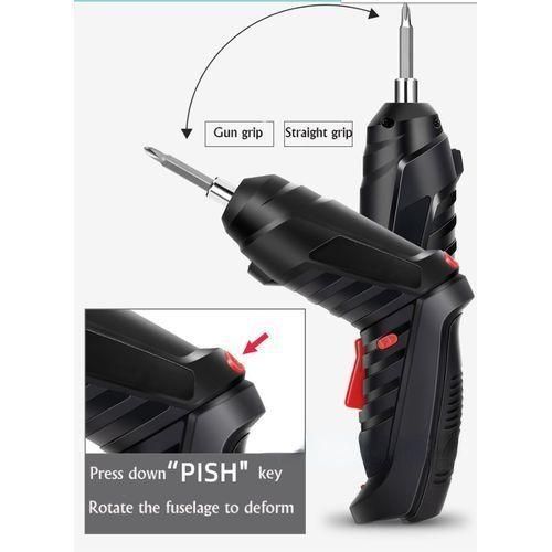 product_image_name-Generic-SAI Tournevis sans fil électrique Perceuse rechargeable Pistolet à vis électrique-5