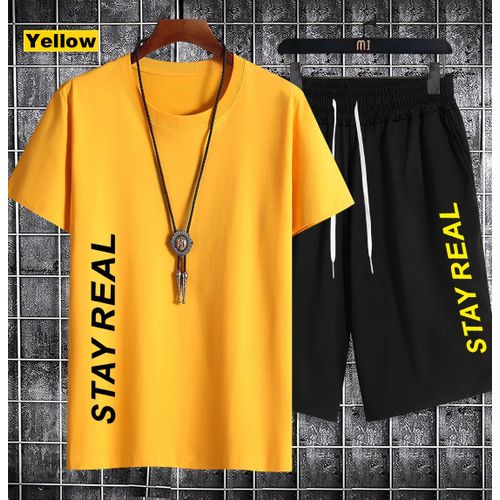 Yixin 2 pieces Short sleeved T shirt set top pants1202 2 Prix pas cher Jumia SN
