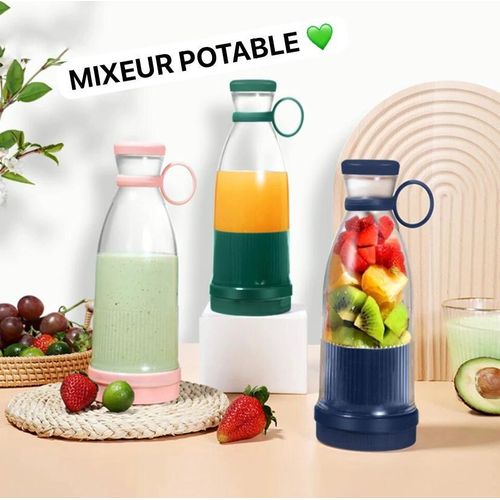 Generic Mini Mixeur Pour Jus Frais, Rechargeable Par USB - Prix